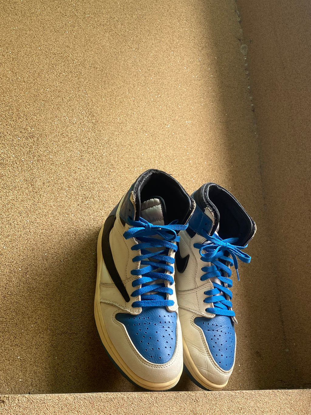 NIKE OG SP FRAGMENT X TRAVIS SCOTT SAIL MILITARY BLUE 🥶