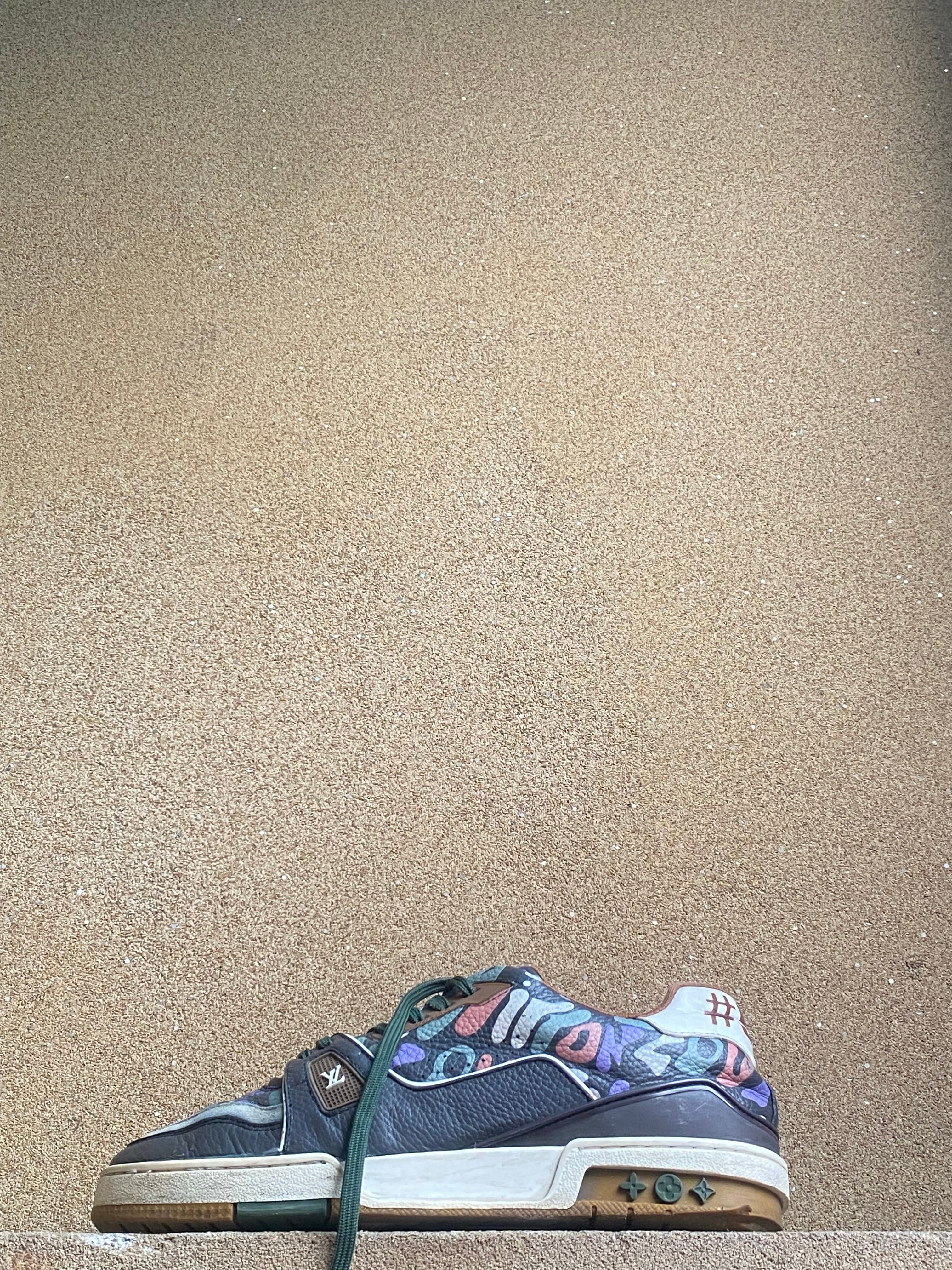 LOUIS VUITTON TRAINER KHAKHI CAMO💎