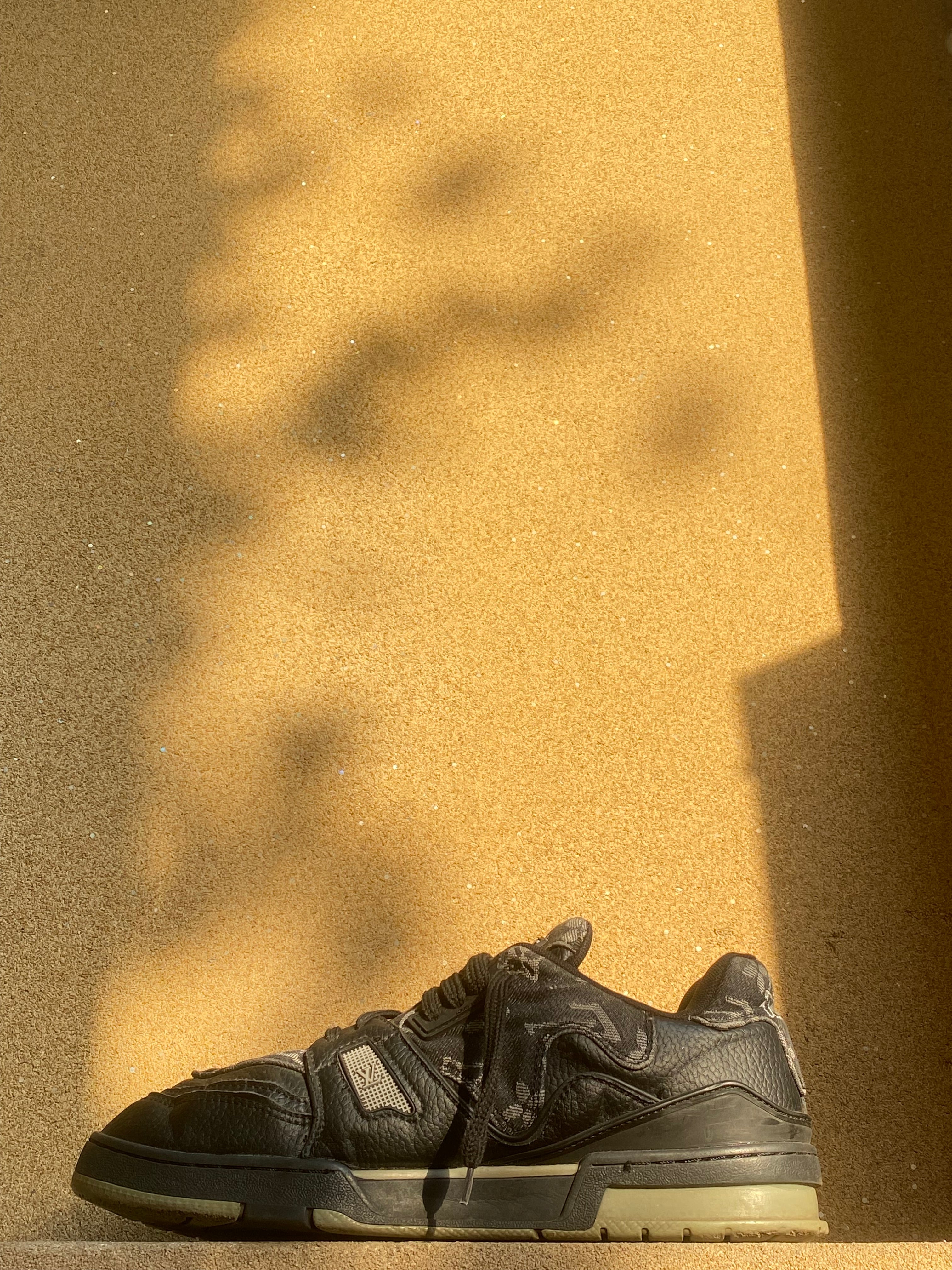 LOUIS VUITTON CHARCOAL TRAINERS 🥶