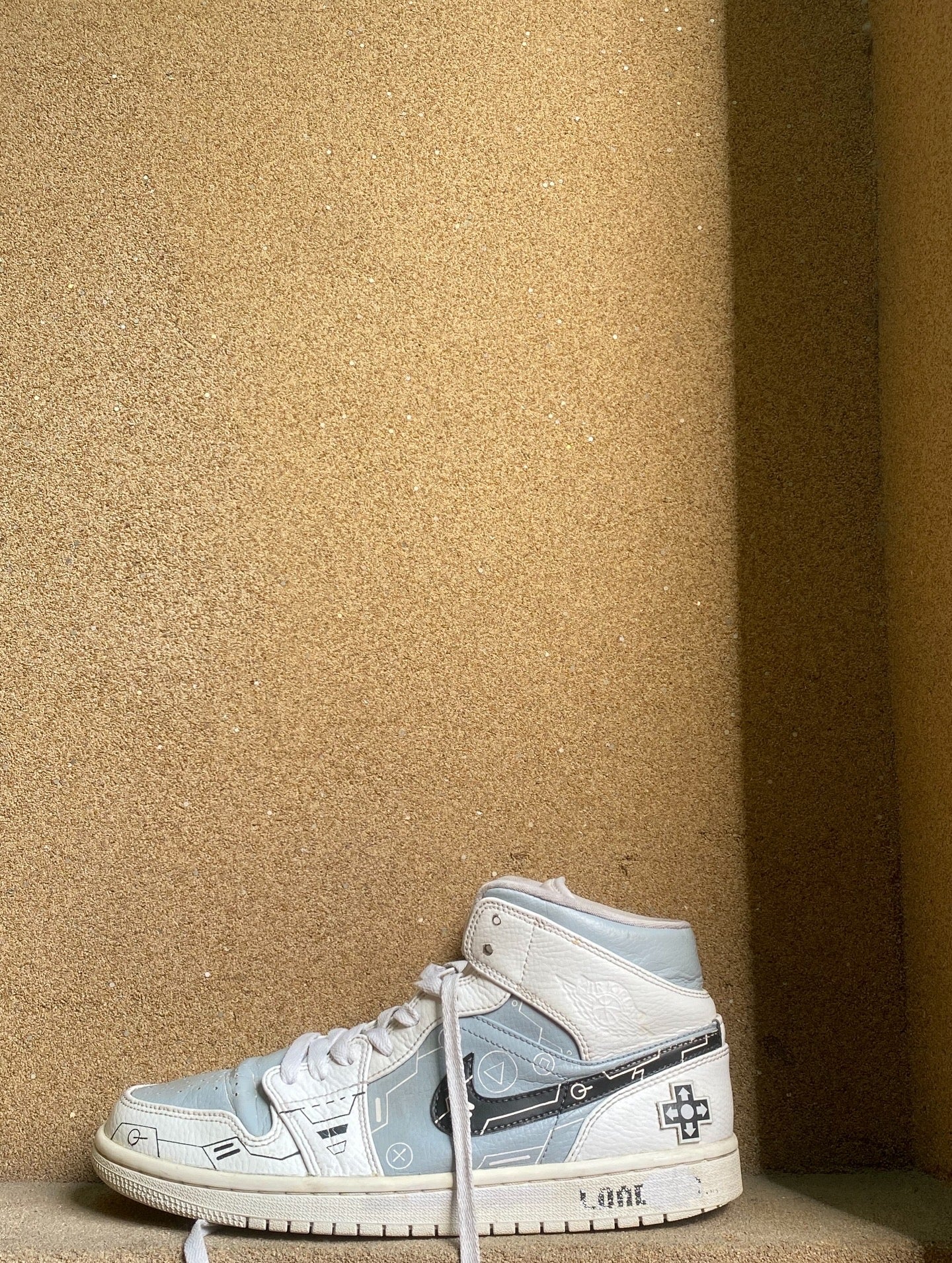 NIKE AIR JORDAN MID CUSTOM SPACE PK 6/7