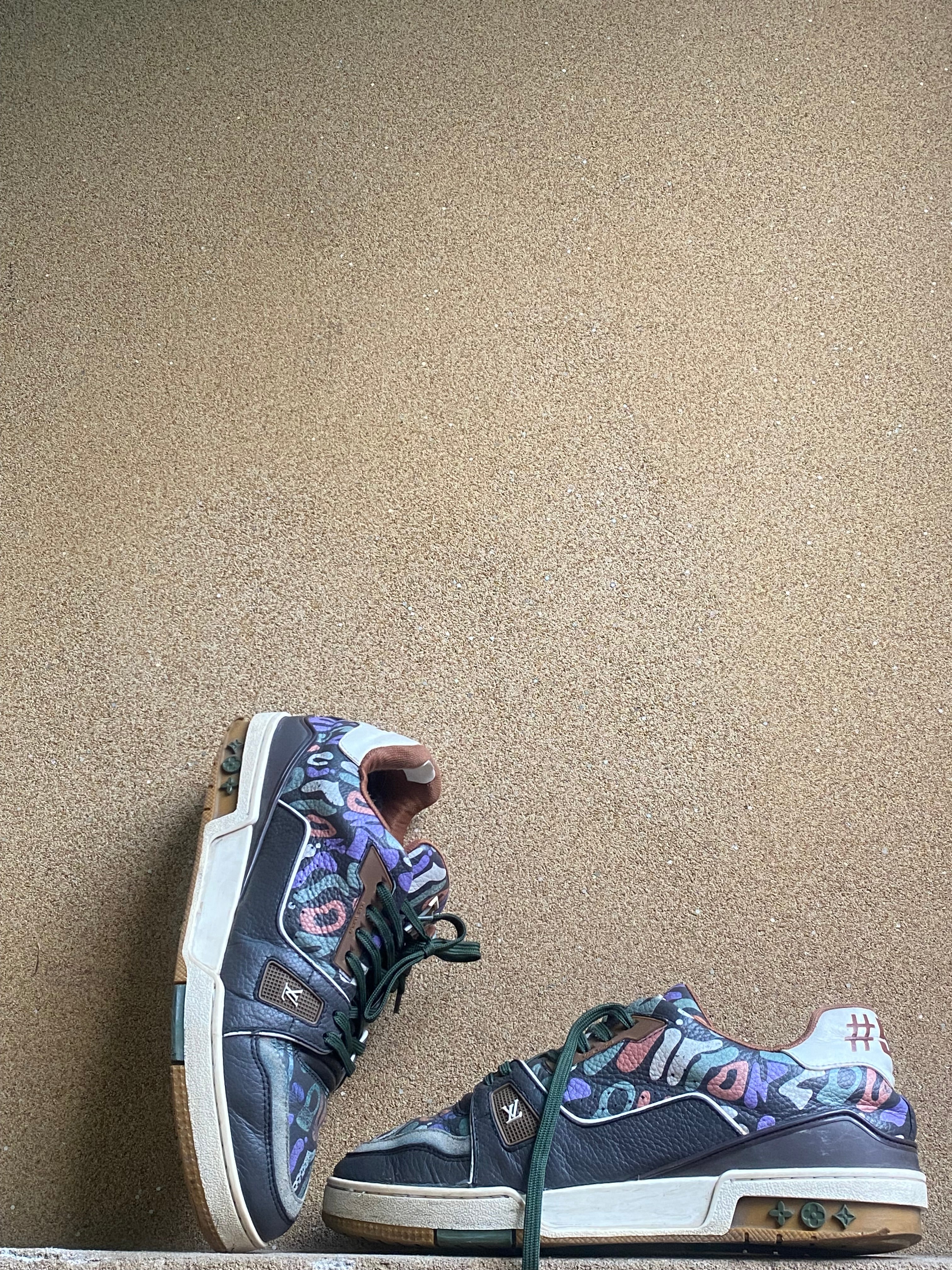 LOUIS VUITTON TRAINER KHAKHI CAMO💎