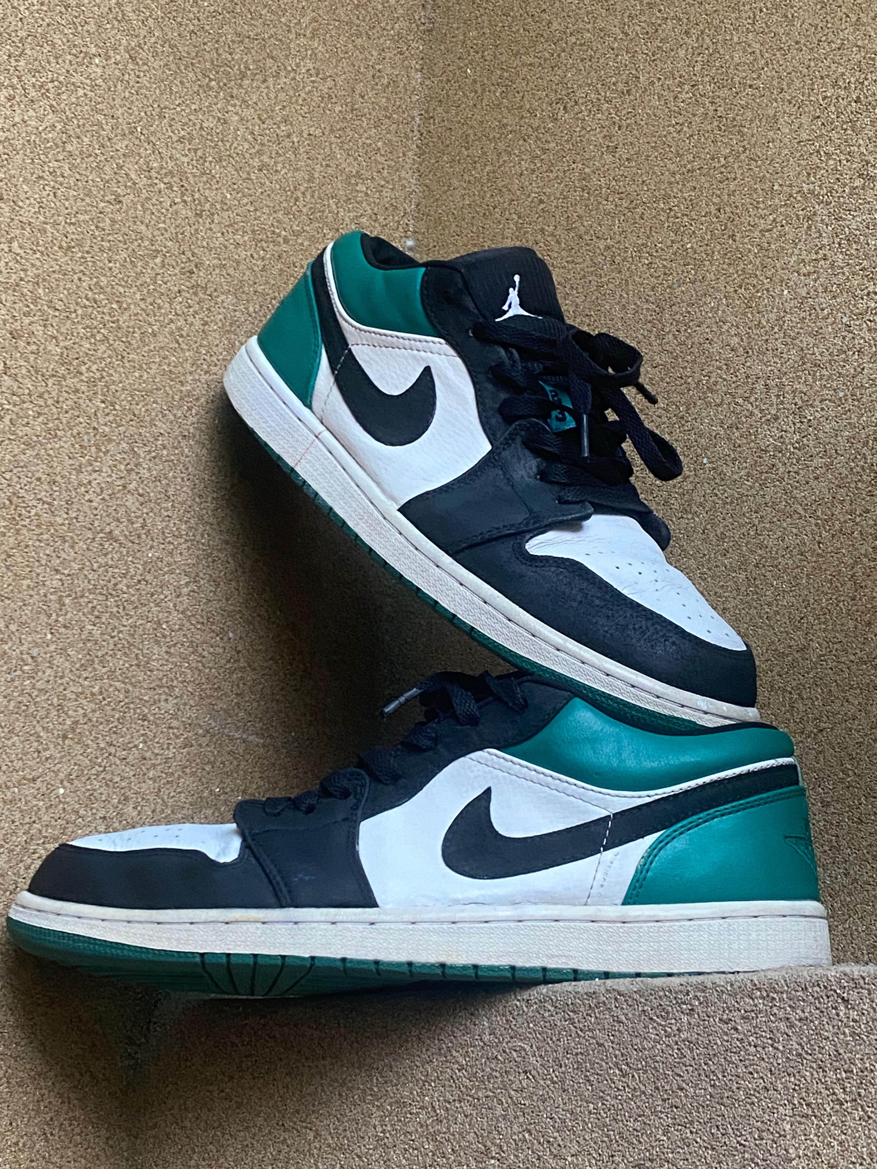 AIR JORDAN 1 LOW MYSTIC GREEN