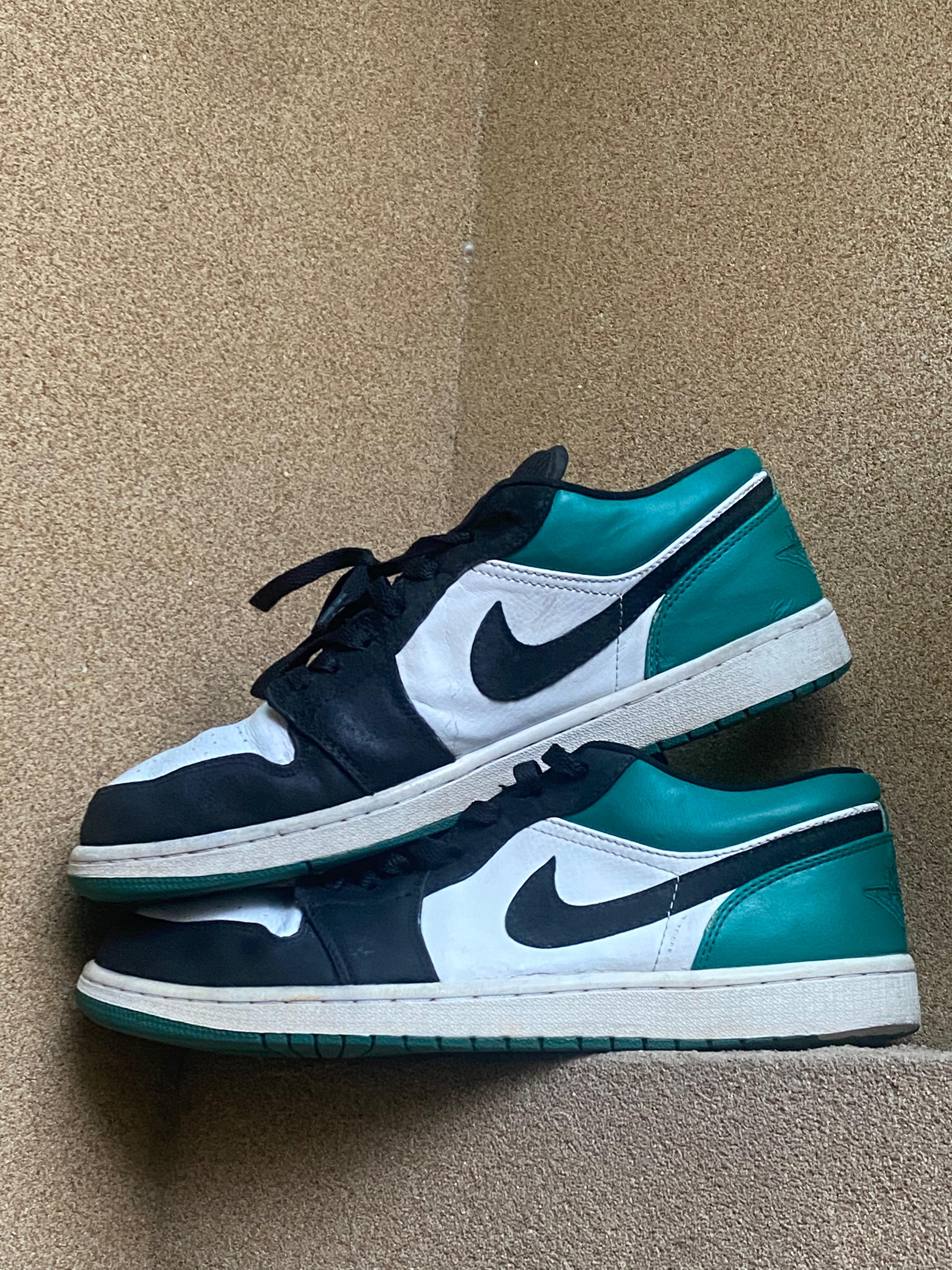 AIR JORDAN 1 LOW MYSTIC GREEN
