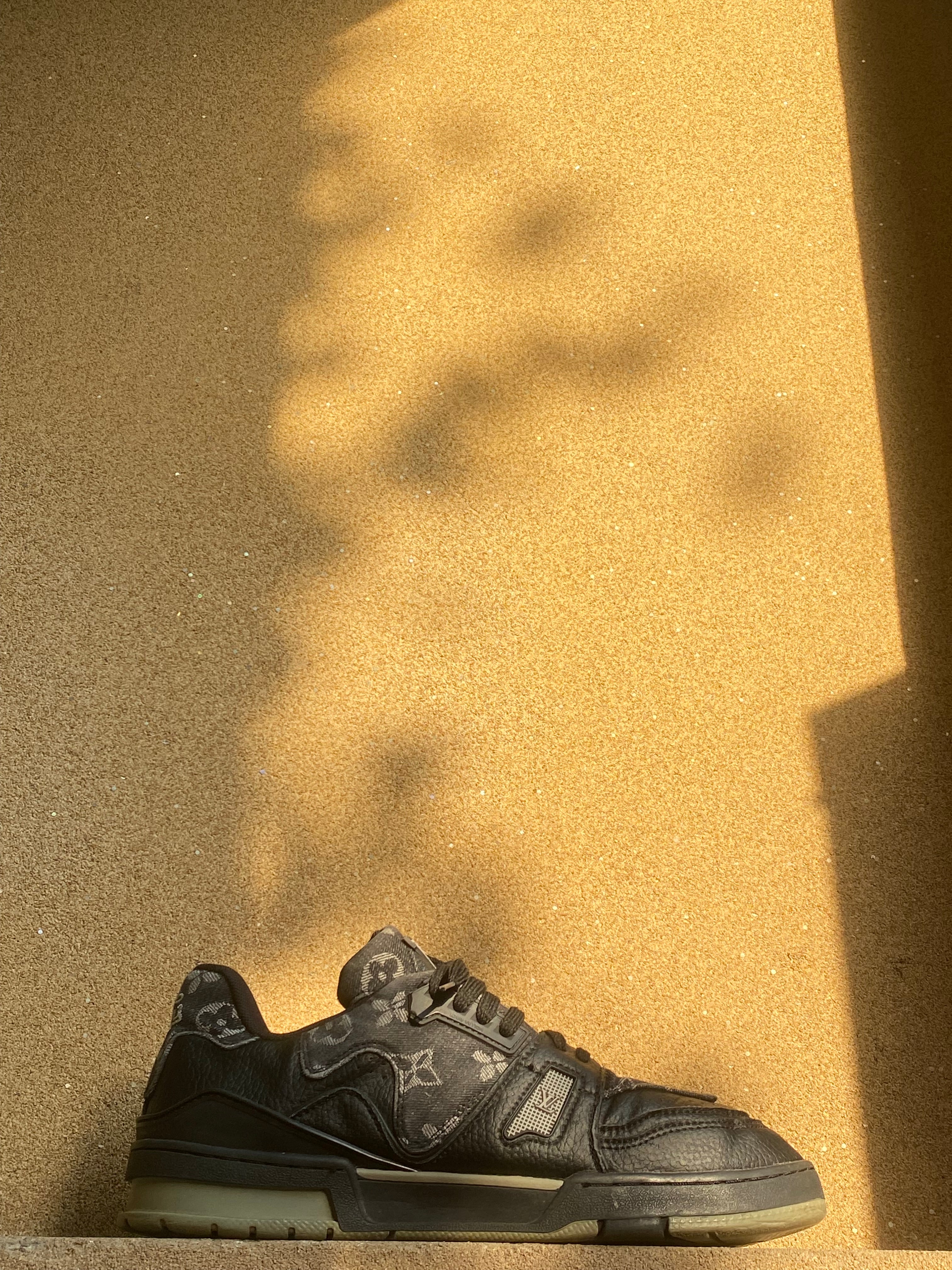 LOUIS VUITTON CHARCOAL TRAINERS 🥶