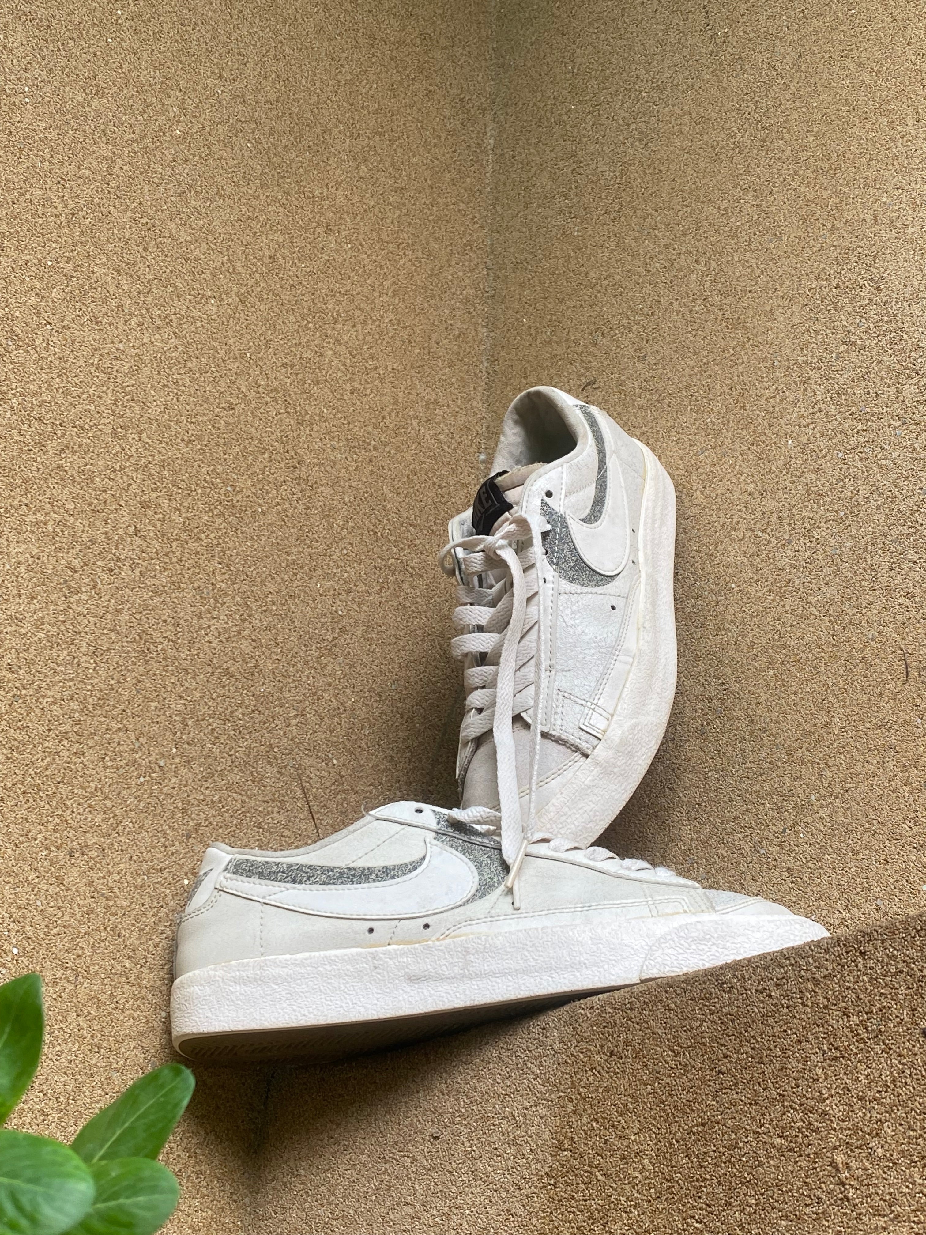 NIKE BLAZER 77 PREMIUM DOUBLE SWOOSH PHANTOM - GHOST 🐉