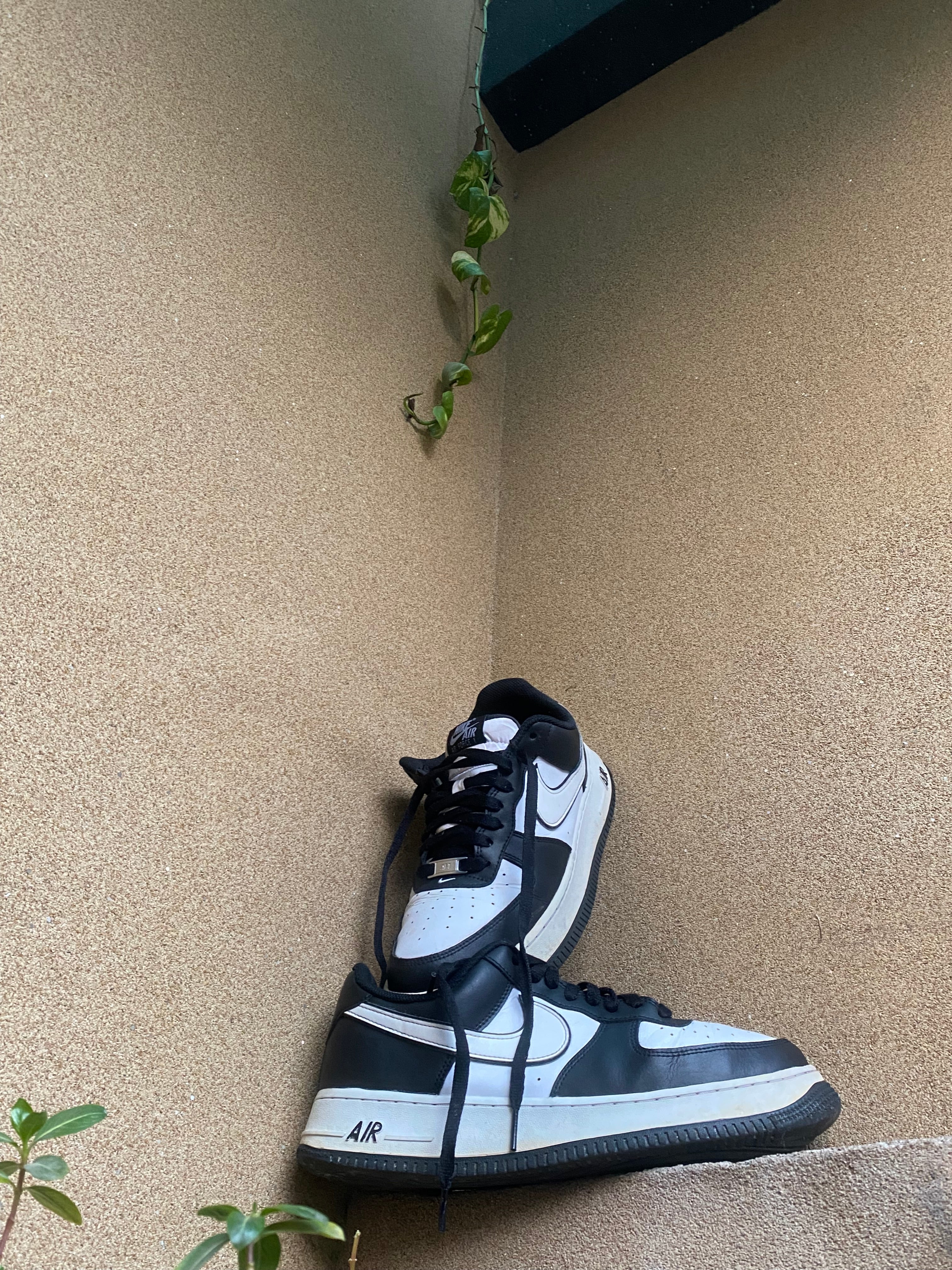 NIKE AIR FORCE 1 BLACK / WHITE 🥶