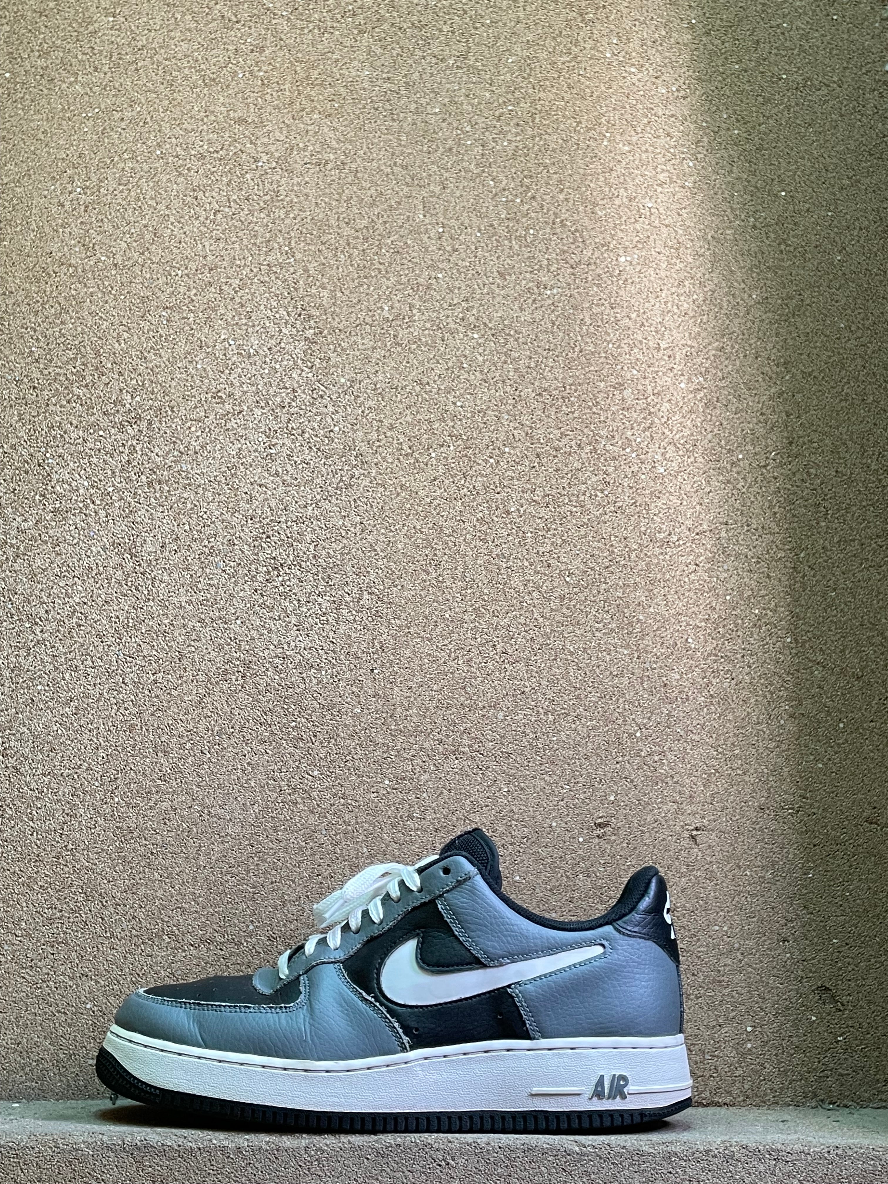 NIKE AF1 GREY BLACK