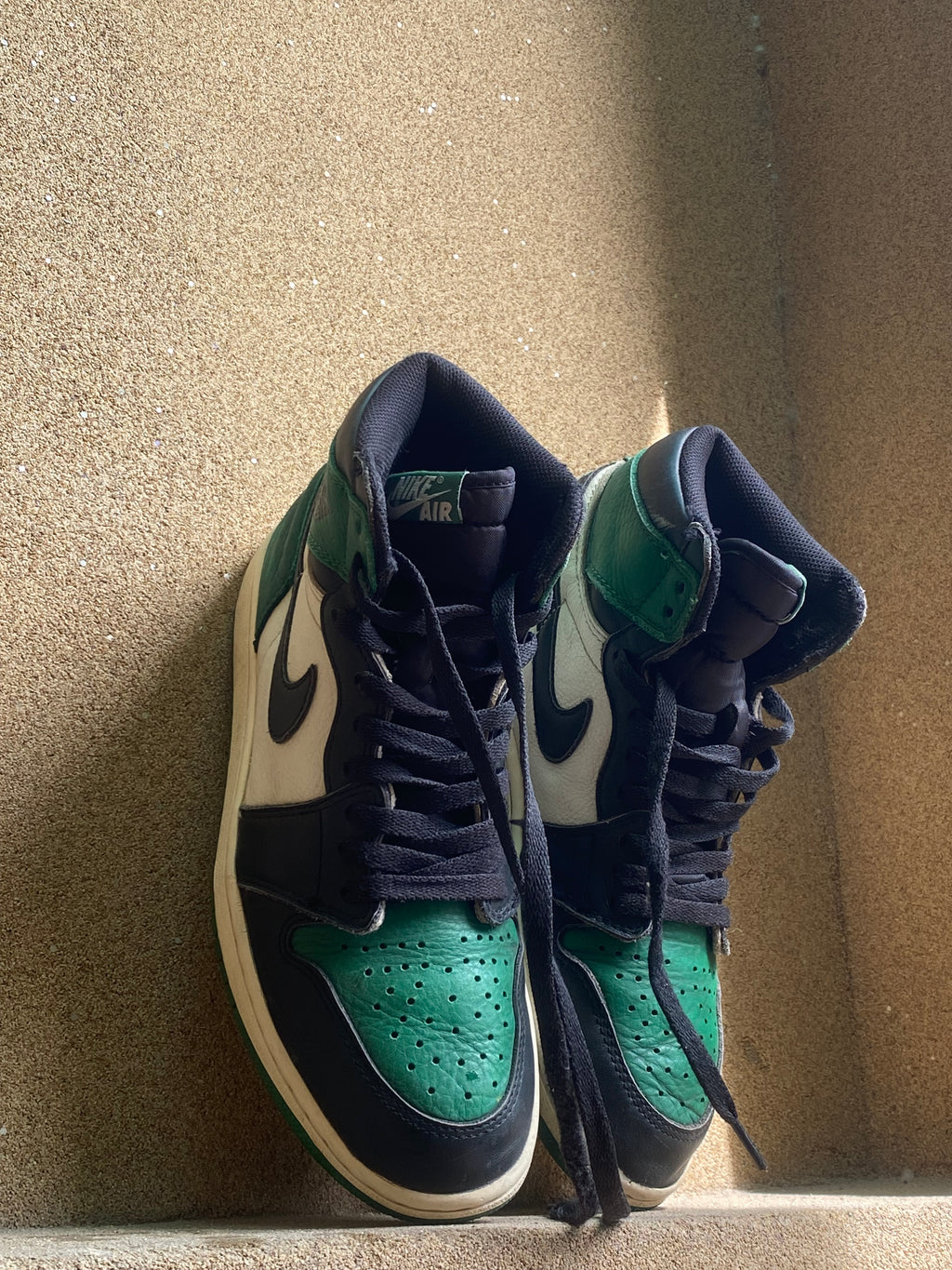 NIKE AIR JORDAN MID PINE GREEN 💚 PK7/8