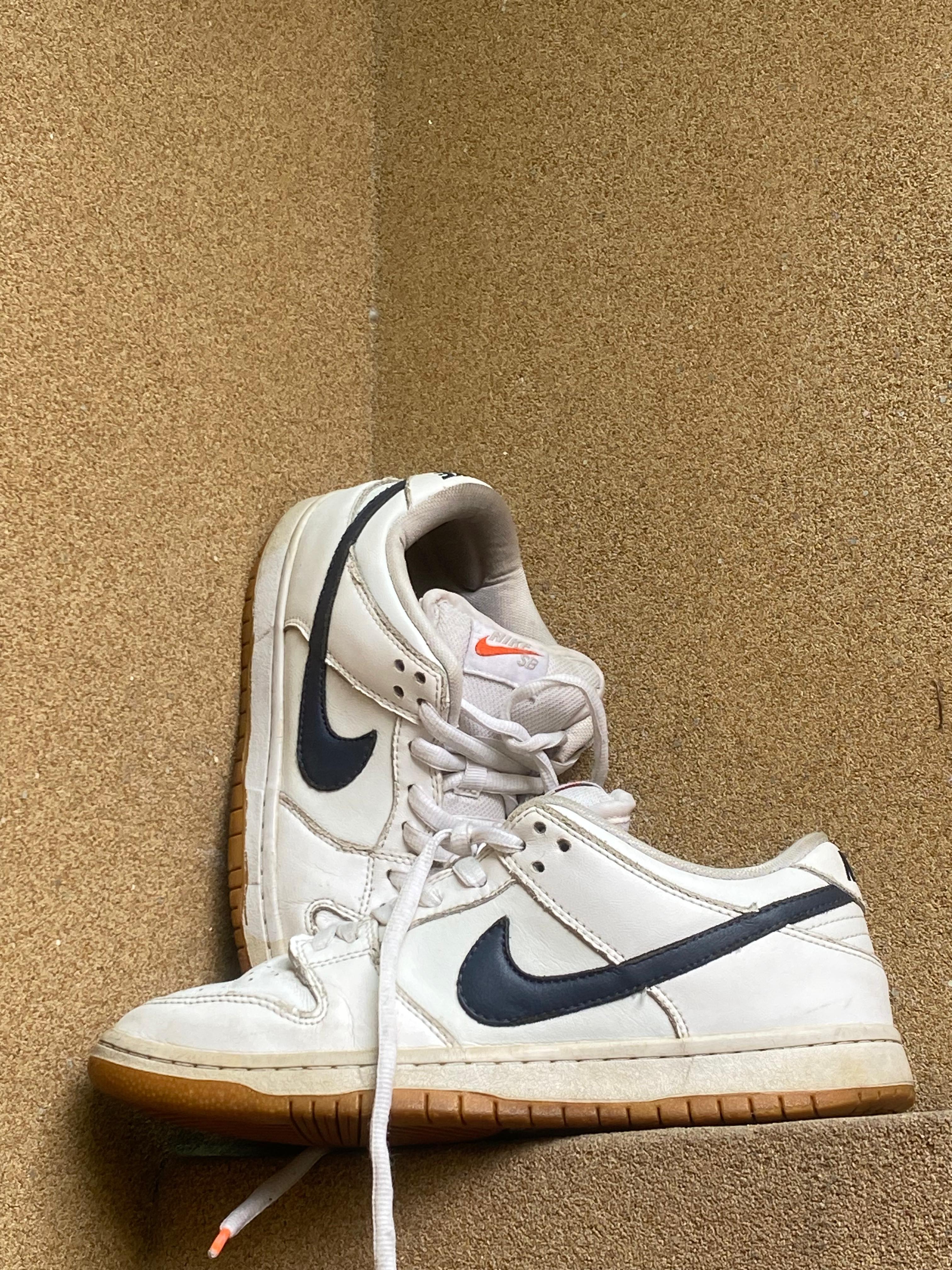 NIKE SB DUNK LOW ORANGE LABEL WHITE 🦊